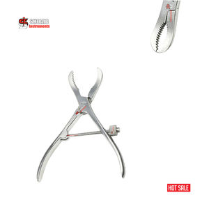 Fórceps de reducción de falanges dentadas de acero inoxidable de 160mm al por mayor, ortopedia Veterinaria de la mejor calidad, sujeción manual de huesos - Product Image 1