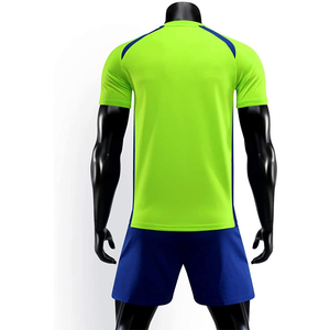 Wholesale 100% Polyester Top Quality Customization Logo Print Soccer Uniforms Set Best Sale New Design Soccer Uniform For Men's - Product Image 4