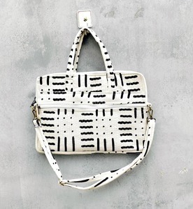 Bolsa de ordenador portátil Vintage duradera acolchada de algodón blanco ASA ligera impermeable de moda Simple protección de oficina de negocios - Product Image 1