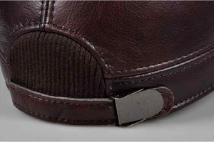 Personalized PU 5-Panel Sporty Baseball Common <b>Hat</b> with Embroidered Logo Adjustable Cap for <b>Men</b> and Women Breathable - Product Image 5