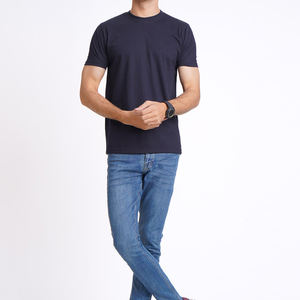 T-shirt pour homme de haute qualité, best-seller, 100% coton, tissu peigné, respirant, personnalisable, manches courtes, coupe ample - Product Image 3