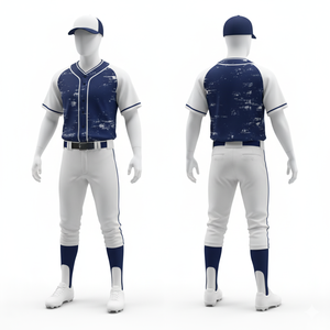Uniforme de Béisbol Personalizado con Nombre de Equipo, Tejido Transpirable 100% Poliéster, Secado Rápido, Cuello en V, Diseño Moderno, Ropa Deportiva de Alto Rendimiento - Product Image 4