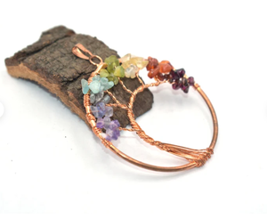 Pendentif arbre de vie 7 chakras naturel Offre Spéciale en vrac de la meilleure qualité pour la fabrication de bijoux - Product Image 2