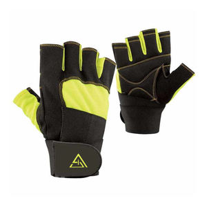 Custom Made Weightlifting <b>Gloves</b> With Wrist Wrap Support <b>Silicone</b> Non-slip Bodybuilding Compression Gym <b>Gloves</b> Supplier - Product Image 2