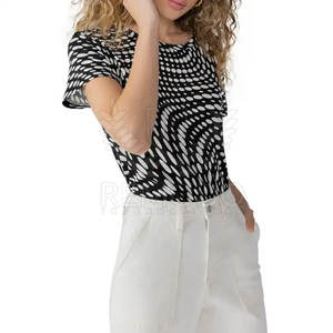 Camisetas Casuales de Verano para Mujer, Sublimadas, 100% Algodón, Secado Rápido y Transpirables, Destaca en Cualquier Ocasión - Product Image 3