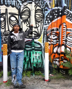 Sudadera con Capucha y Cremallera, Estilo Vintage, Lavado a la Piedra, con Parches Desgastados, Personalizada, Gruesa, de Moda Urbana, para Hombre, Ropa de Invierno - Product Image 4