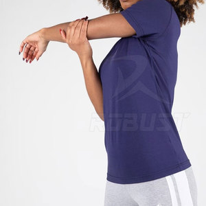 เสื้อกีฬาผ้าแคนวาสสำหรับผู้หญิงเสื้อออกกำลังกายผ้าคอตตอนปะต่อดีไซน์แฟชั่น - Product Image 6