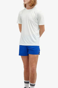 Pantalones cortos de correr azules ligeros y transpirables con cintura elástica y diseño para una máxima comodidad y rendimiento - Product Image 4