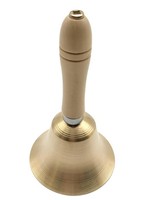Laiton Antique Designer Cloche De Poche Nautique Manche En Bois Cloche De Poche Designer Cadeau Cloche En Métal Artisanat Cadeau De Noël