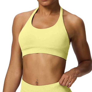 Soutien-gorge de sport pour femmes respirant, personnalisé avec logo, en spandex, dos nu, de haute qualité, pour le sport, le yoga, la salle de sport, la remise en forme - Product Image 3