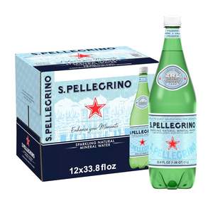 Agua Mineral Natural Gasificada San Pellegrino, la Más Vendida, Latas o Botellas de 11.15 oz - Envío Estándar - Product Image 1