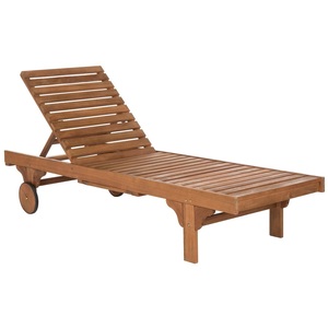 Sang trọng ngoài trời Sun Lounger Gỗ Tếch Patio phong cách hiện đại Sun giường bán buôn lười biếng phòng chờ Sun Lounger - Product Image 1