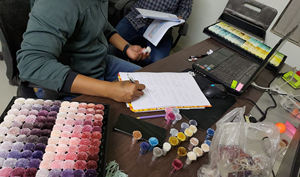 พรมคอตตอนงานฝีมือดีไซน์ใหม่จากผู้ผลิตอินเดียพรมขนสัตว์ปักเป็นกระจุก3D สำหรับห้องนั่งเล่นสวดมนต์สูง - Product Image 3