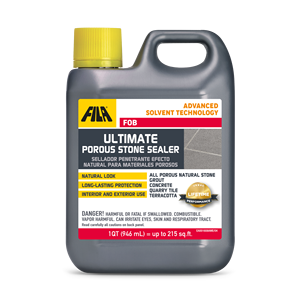 FOB FILA Surface Care Solutions Water Oil Repellent Sealer Food Safe Non Film Granite Concrete Terracotta Quarry 1L - Product Image 1