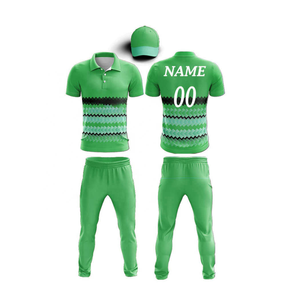 Nuevo diseño profesional conjunto de uniformes de cricket escolares personalizados con número de nombre impreso uniformes de cricket - Product Image 4