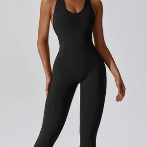 Gym Clothes Jumpsuit Backless Fitness Set <b>Bodysuit</b> Siamese Sportswear Women Romper Buttery-Soft One-Piece Playsuit <b>Yoga</b> Suit - Product Image 1