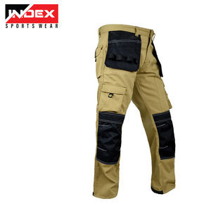 Nouveau pantalon tactique printemps automne extérieur multi-fonction multi-poches couleur unie respirant micro-élastique Cargo pantalon - Product Image 4