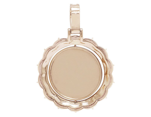 จี้เงินรูปฮิปฮอปสีเงินสำหรับผู้ชายผู้หญิงจี้เพชรรูปเพชรแบบฮิปฮอปสีเงินแบบออกแบบได้ตามที่ต้องการ - Product Image 3