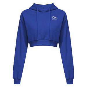 Derniers prix Tops en molleton pour femmes, sweats à capuche pour femmes, taille plus, crop top à capuche pour femmes - Product Image 1