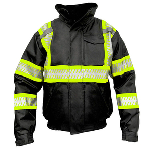 Vestes de sécurité réfléchissantes à col montant et fermeture éclair HSI, qualité supérieure, haute performance, bandes haute visibilité - Product Image 1
