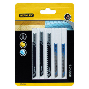 Set di Lame per Seghetto Alternativo Misto HCS (3 Pezzi) + HSS (2 Pezzi) - Codice Blister 5123064 - Product Image 1