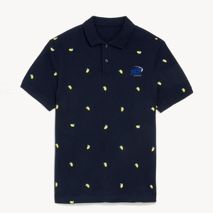 Polo brodé pour homme de haute qualité, élégant, à manches courtes, en coton doux, coupe confortable pour un usage décontracté - Product Image 4