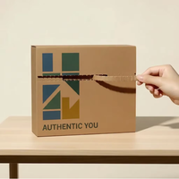Boîte cadeau de luxe gaufrée, emballage personnalisé avec logo, boîte pliante réutilisable en carton pour envoi postal