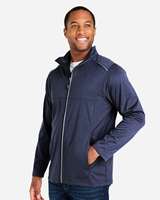 Stock aux États-Unis, sans droits de douane : Veste technique tricouche en maille pour homme Techno Lite, avec impression personnalisée, livraison gratuite aux États-Unis (48 États du bas)