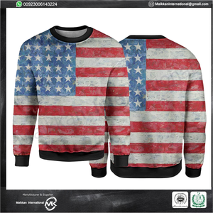 Sudadera de Forro Polar para Hombre, Nueva Moda, Sólida, de Poliéster/Algodón, para Deportes de Otoño, Transpirable, Resistente al Viento, con Estampado Digital - Product Image 5