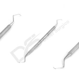 Curette dentaire pour chien, curette en forme de faucille, Jacquette 14 15, acier inoxydable, instruments parodontaux, curettes dentaires, Gracey parodontal - Product Image 1