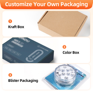 Couleur changeante douche Led lumières maison étang accessoire extérieur fontaine baignoire décoration télécommandée petites lumières de piscine - Product Image 6