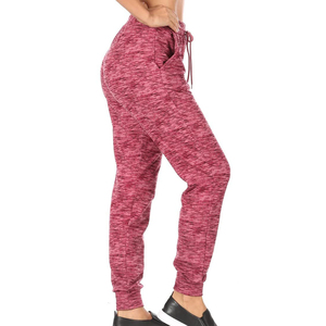 KATBROS INDUSTRY New Design Women Casual Jogger Pants Drawstring Waist Mid Lightweight Quick-Dry Polyester/Cotton for Yoga - Product Image 3