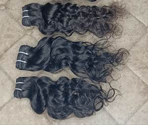 Extensions de Cheveux Humains Remy Indiens de 18 Pouces Type de Cheveux Bouclés - Product Image 2