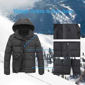 Chaquetas Acolchadas al por Mayor, Chaqueta Abrigada de Invierno para Hombre, Chaqueta Acolchada de Alta Calidad - Product Image 3