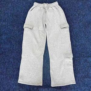 Pantalones Deportivos de Invierno para Mujer, de Poliéster/Algodón, con Encaje, Frente Plano, Corte Regular, Tejido Transpirable, Estilo Casual Urbano - Product Image 5