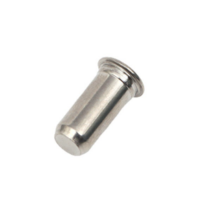 Goupille cylindrique en acier pour roulements, diamètre 6 mm, haute précision, traitement thermique, norme DIN, finition zinguée noire, usage intensif - Product Image 1