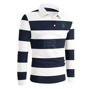 Polos de Manga Larga para Hombre de Primera Calidad, Corte Ajustado, Transpirables, Ropa Deportiva - Product Image 6