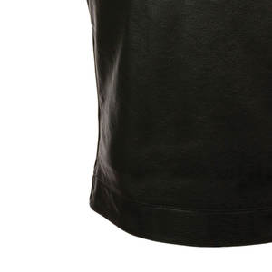 Chaleco de cuero de motocicleta de alto rendimiento para hombres con costuras reforzadas y marca opcional al por mayor - Product Image 6