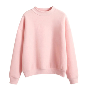 Sweat-shirt molletonné unisexe de haute qualité 400 GSM Logo personnalisé Combinaison d'hiver en coton à col rond épais ODM OEM U Wholesale Supply - Product Image 1