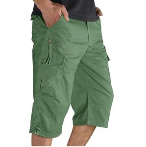 Haute qualité hommes mode Cargo Shorts plaine décontracté multi poches respirant séchage rapide Street Wear Cargo Shorts pour hommes - Product Image 1