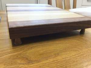 Tabla de Cortar y Bandeja para Servir de Madera, Duradera, Forma Rectangular, 12 mm de Grosor, Apta para Lavavajillas - Product Image 5