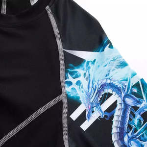 2025 Estilo único Demanda del cliente Precio bajo Venta superior Su propio logotipo Mejor fabricante Diseño personalizado para hombres Rash Guard OEM - Product Image 6