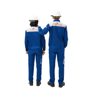 Uniforme de Trabajo para Trabajadores de la Construcción, Talla Grande, Color Azul, Ropa de Trabajo para la Industria Petrolera y Gasera - Product Image 2