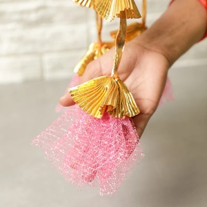 Guirlande en filet Gota Décoration de mariage Décoration de fête à thème Diwali Festival Bridal Shower Ceremony Trendy Home Temple Decor - Product Image 5