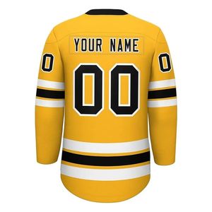 Prix d'usine Maillot de hockey sur glace cousu par sublimation de haute qualité Numéro de nom personnalisé Concevez vos propres Logos Uniforme de hockey sur glace - Product Image 4