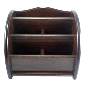 กล่องเก็บของบนโต๊ะทำงานทรงลูกบาศก์ ที่ใส่ปากกาไม้ กล่องใส่ดินสอ กล่องเก็บของบนโต๊ะทำงานไม้ - Product Image 6