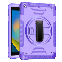 Funda Premium para iPad 10.2 (2019-2021) con Soporte Giratorio, Diseñada para el Trabajo, Resistente para Exteriores y Fácil de Transportar