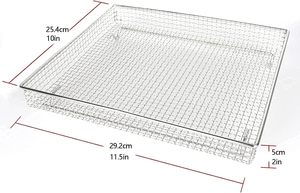 SIMPLY Model 15 Aluminum Wire Plate <b>Mesh</b> <b>Basket</b> for Cooking & Baking Welded Construction Vietnam Origin Low Tariffs - Product Image 2