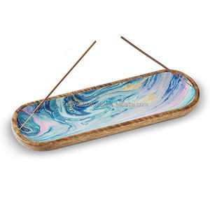 Kalavastu Wooden <b>Incense</b> <b>Stick</b> <b>Holder</b> & Ash Catcher Aroma Therapy Stand Model WC3 - Product Image 3