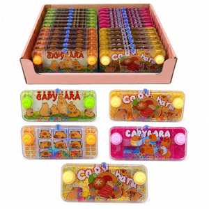 Jeu de lancer d'anneaux en plastique portable Capybara mignon, jouet éducatif classique pour enfants, jouet anti-stress unisexe, cadeau promotionnel surprise pour enfant - Product Image 1